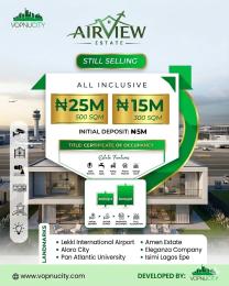 Residential Land For Sale Air View Estate Located At Aiyetoro Along Lekki Epe Expressway Ibeju-Lekki Lagos