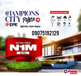 Land For Sale Igbodu Community Epe Lagos